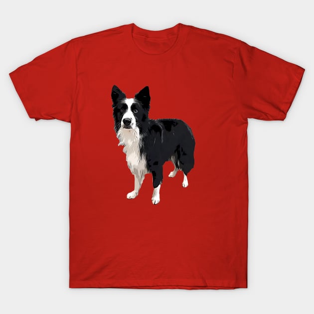 Border Collie - Just look at me! T-Shirt by ElegantCat